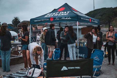 RIP & SIP // Sunset Surf + Beach Bonfire // Best Day Brewing