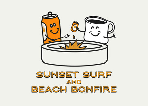 Sunset Surf & Beach Bonfire with Best Day Brewing