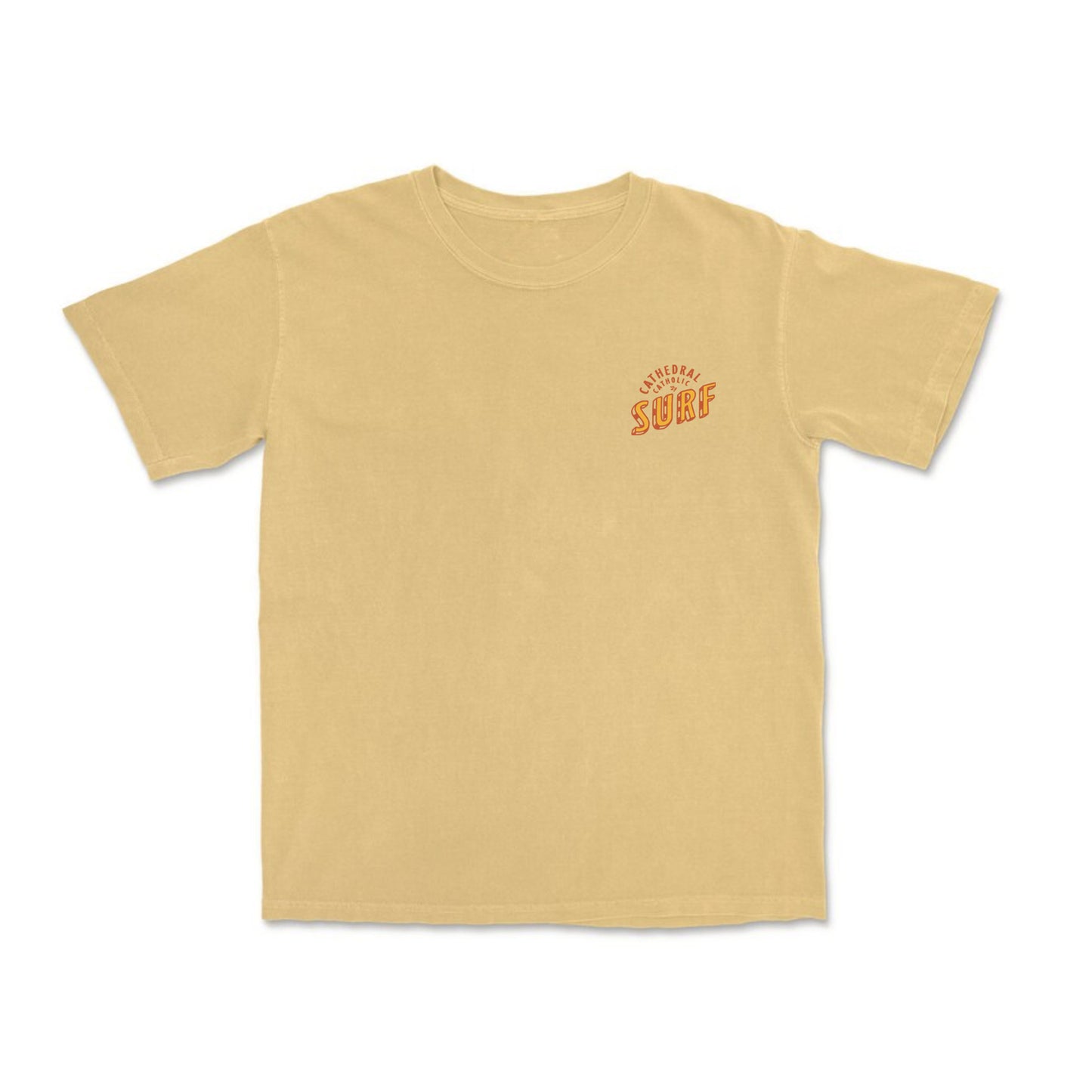 CCHS Surf Team Tee - Mustard