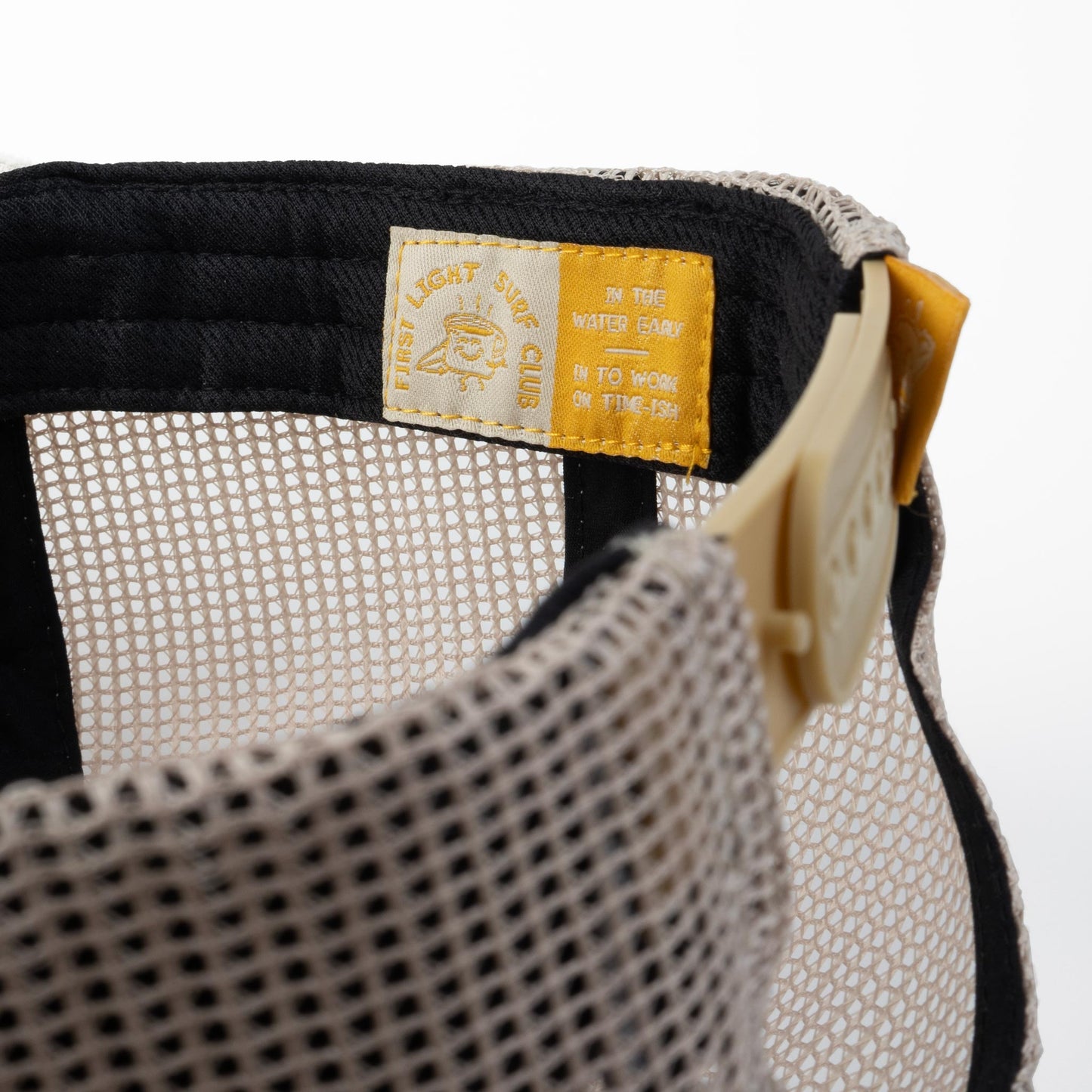 First Light Surf Club Corduroy Trucker Hat, Sand