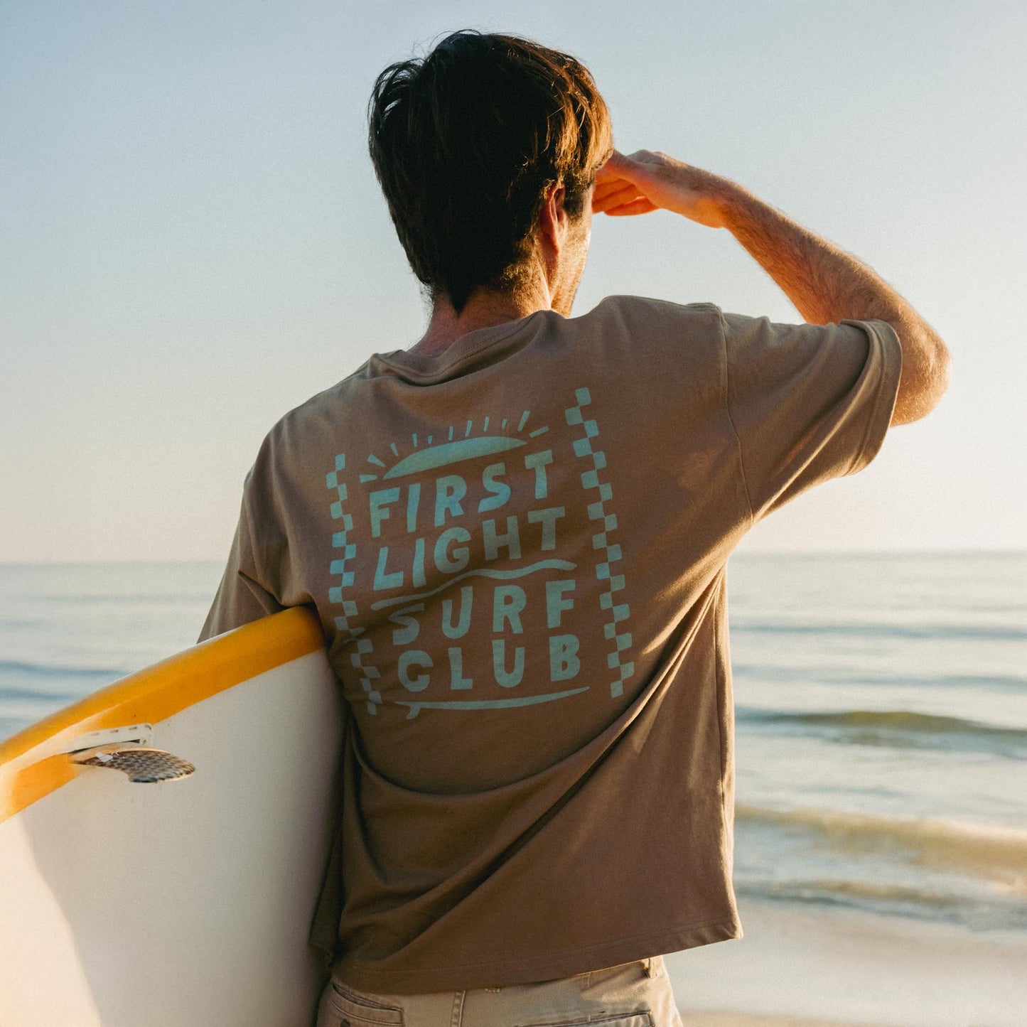 Boxy retro surf tee