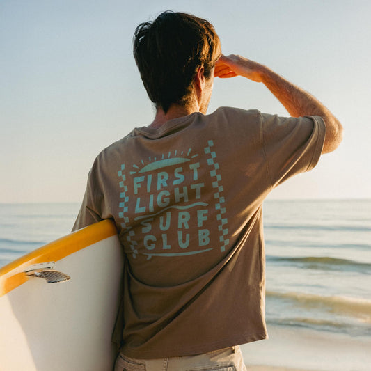 Boxy retro surf tee