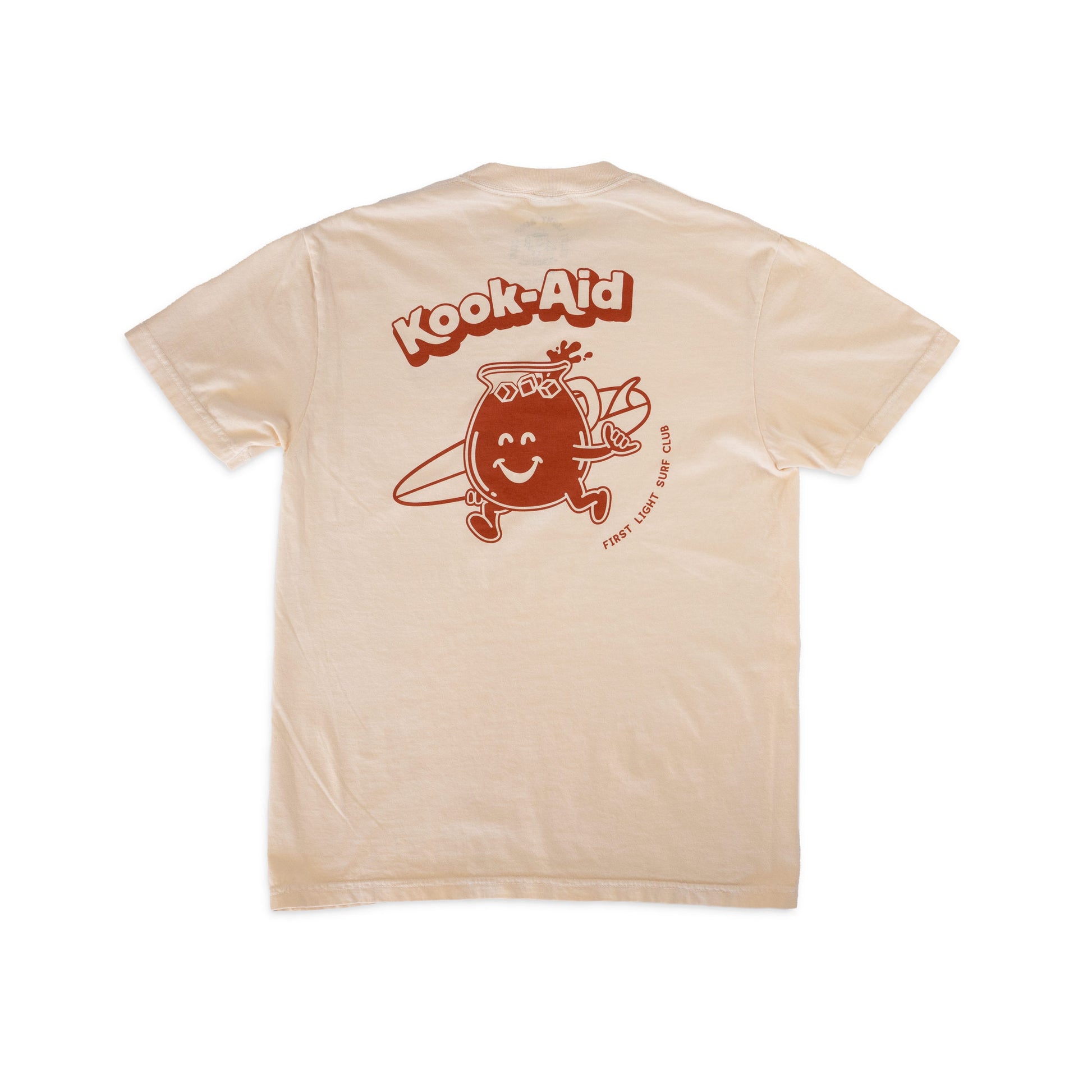 First Light Surf Club Kookaid T-Shirt Ivory Back
