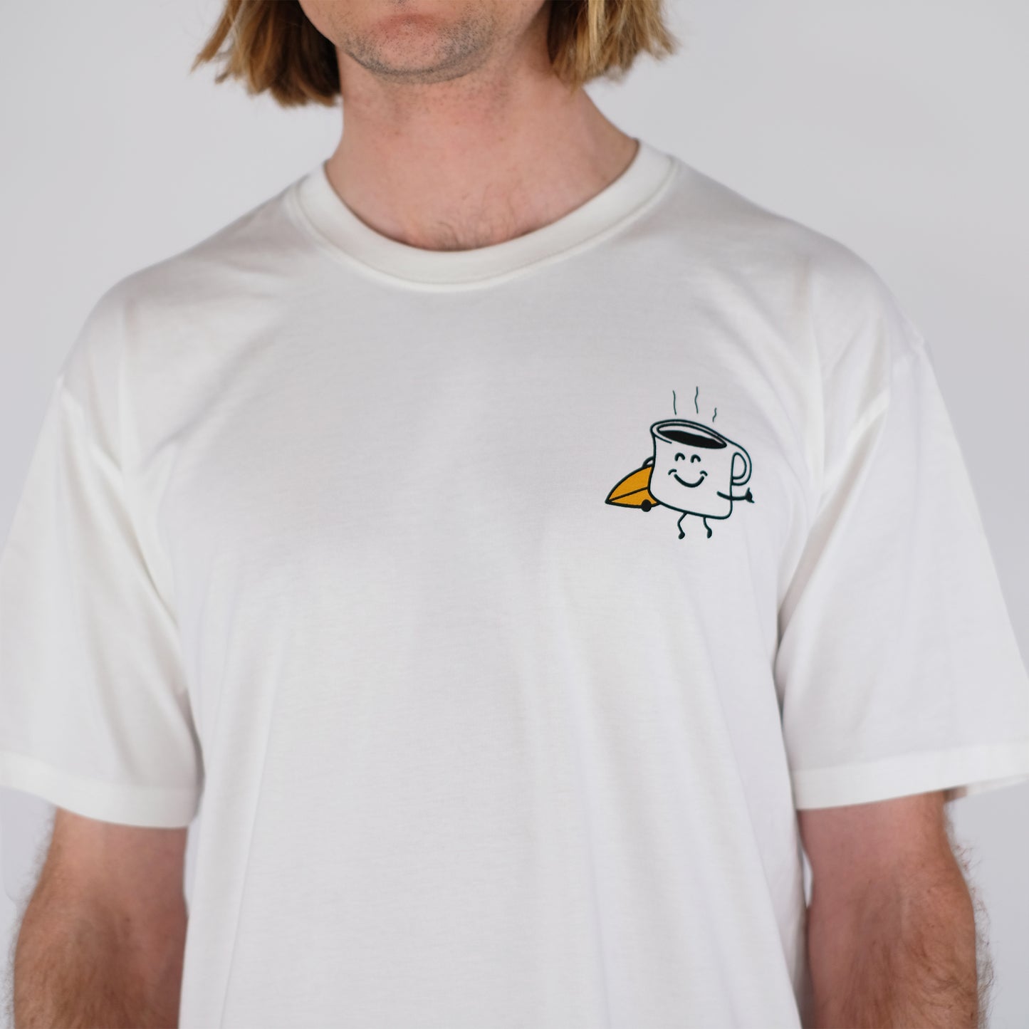 Natural White First Light Surf Club Coffee Mug Surfing Tee Shirt