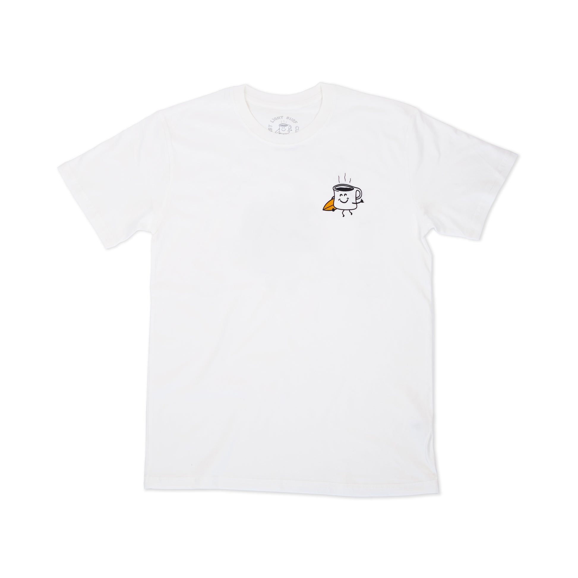 Natural White First Light Surf Club Coffee Mug Surfing Tee Shirt
