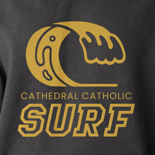 2025 - CCHS Surf Team Hoodie - Vintage Black