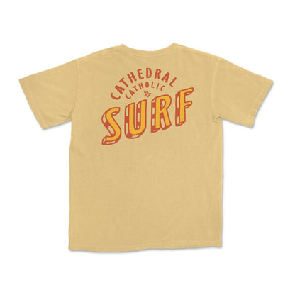 CCHS Surf Team Tee - Mustard