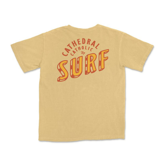 CCHS Surf Team Tee - Mustard