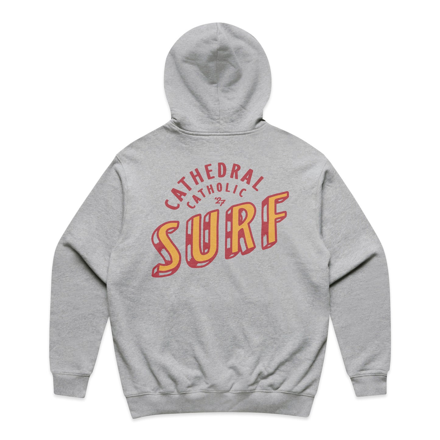 CCHS Surf Team Hoodie - Heather Grey