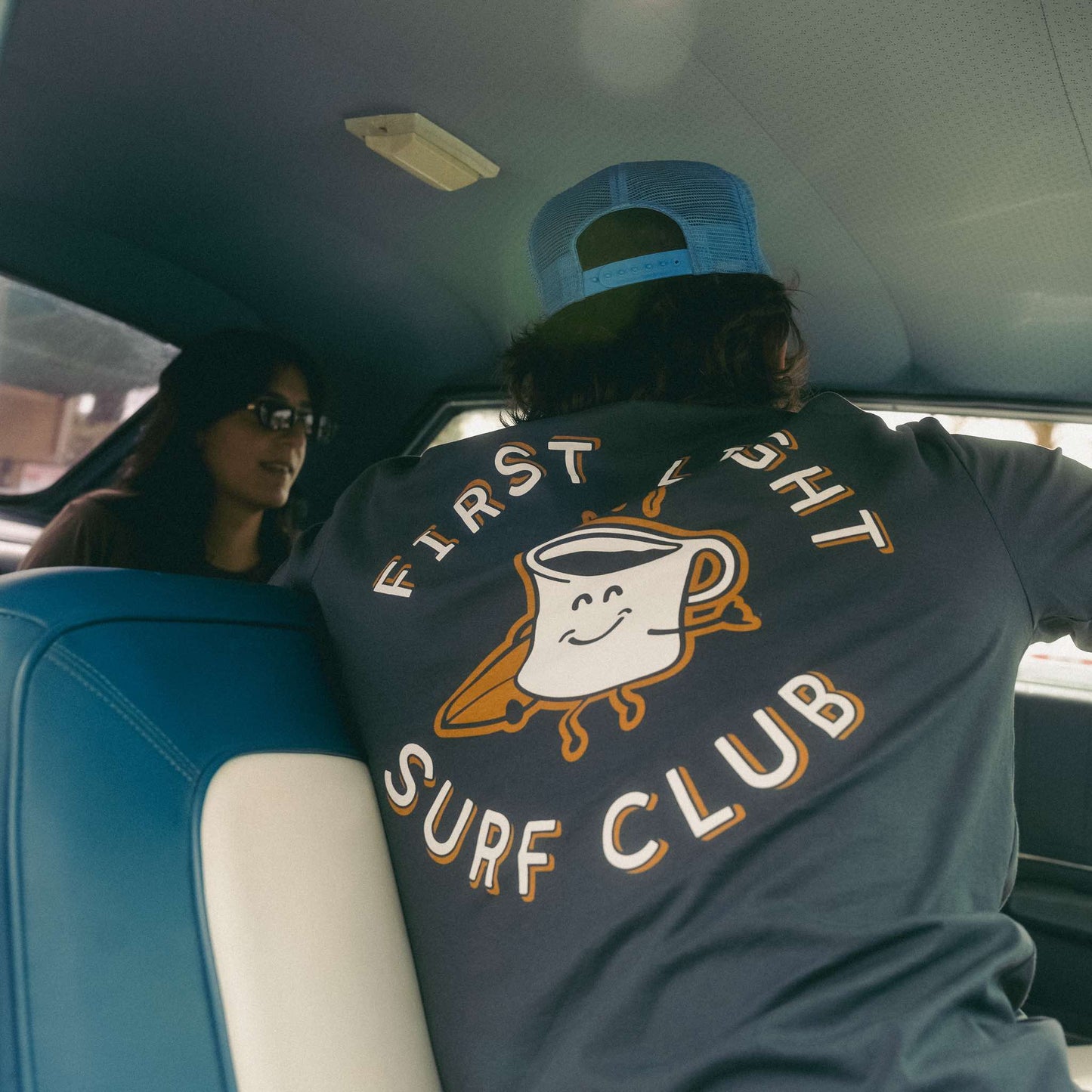 The Club Tee #2 - Petrol Blue