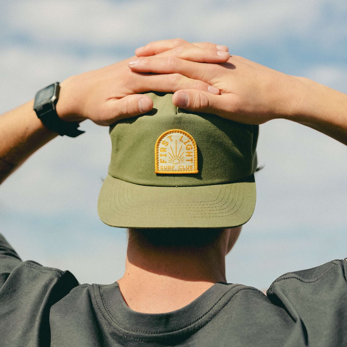 First Light Snapback - Olive