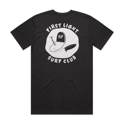 First Light Surf Club RIP Skeleton Shirt Back