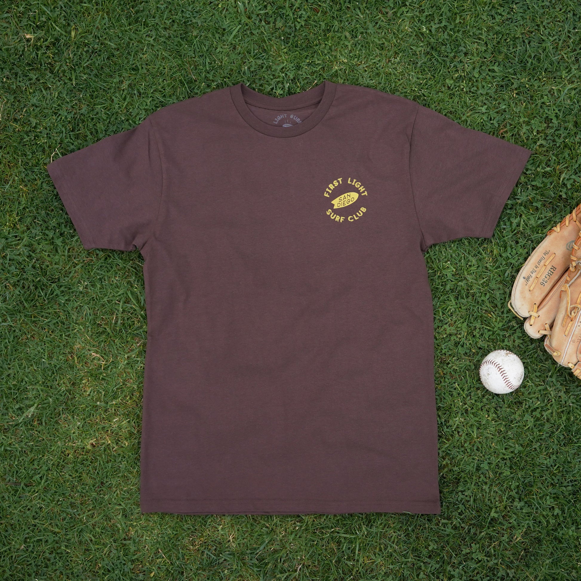 San Diego Rippin Friars Tee, Brown and Gold