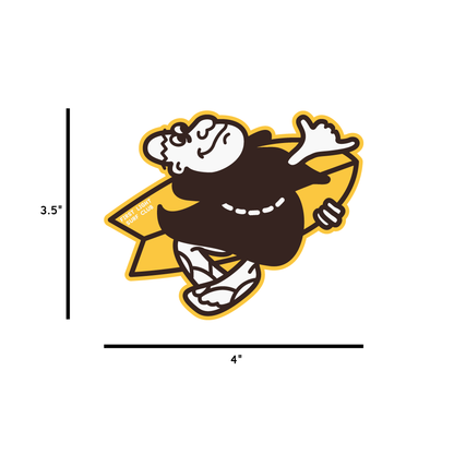 Rippin' Friar Sticker