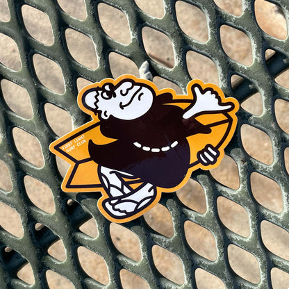 Surfing Friar San Diego Padres sticker